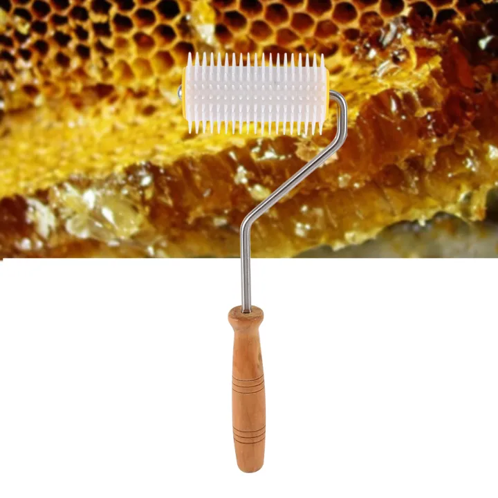 หวีน้ำผึ้งที่สะดวกตัวสะสมโพลิสชนิดลูกกลิ้งพลาสติกสำหรับเก็บรวบรวมโพลิสสกัดน้ำผึ้ง