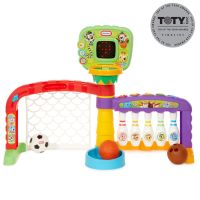 ของเล่นกีฬารวมมิตร โบว์ลิ่ง บาส บอล Little Tikes 3-in-1 Sports Zone