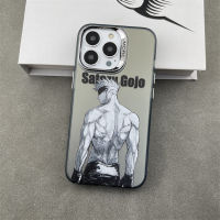 comic Sketching Characters electroplating hot silver Phone Case For iPhone 15 Pro Max 14 ProMax 13 12 12Pro 11 Shockproof Phone soft border hard case Mobile phone protective case