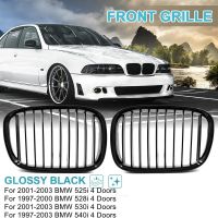 Glossy/Matte Front Kidney Racing Grille Grill For BMW E39 5 Series 525i 528i 530i 540i M5 4Doors 1997-2003 Only For Facelift