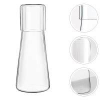 Waterpitcher Carafelid Bedside Bottle Cup Beverage Tea Cold Kettle Milkfridge Hotel Iceddrinking Jug Boiled Night Setpitchers