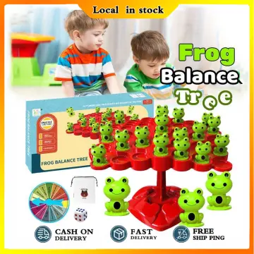 Frog Balance Tree Game Scale Tree Frog Toy For Kids Frog Toy Number Count  Board Stem Learning For Parents And Kids Interactive