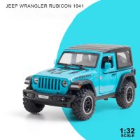 รถจี๊ป1:32 Wrangler Rubicon 1941รถโลหะผสม Off-Road Diecasts Amp; รถของเล่นโมเดลรถยนต์รถของเล่นไฟเสียงสำหรับเด็ก