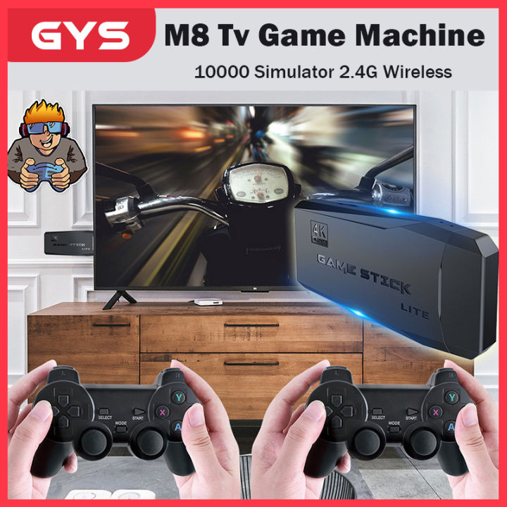 controller-retro-tv-video-game-console-64g-built-in-10000-games-wireless-controller-joystick-game-4k-hdtv-คอนโทรลเลอร์-จอยสติ๊ก-แบบพกพา-คอนโซล-วิดีโอเกม-เกมรองรับ-av-hdmi-output-m8-เกมส์คอนโทรล-เกมคอน