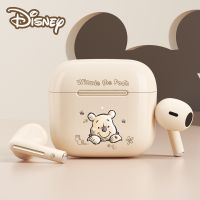 Disney ชุดหูฟังบลูทูธ ลดเสียงรบกวน ลายหมีพูห์ สําหรับนักเรียนหญิง 2023 dgh