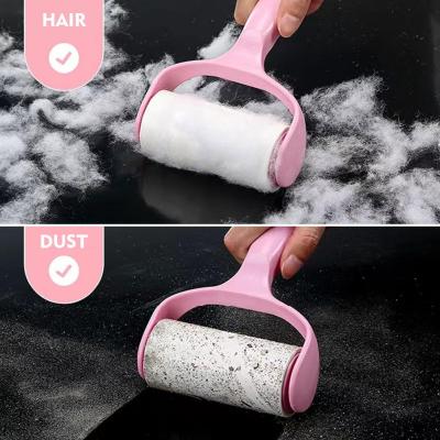 Roller Hair Adhesive Sticky Paper Roll Drum Type Sticky Device Hair For Pet Tool Home Cleaning D8G9