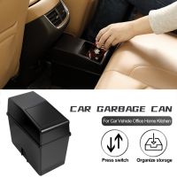 Universal Car Seat Slit Storage Box for Small Item Vehicle Garbage Can Auto Interior Trash Bin for Car Office Home Kitchen
