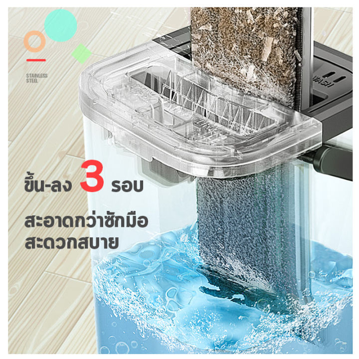 spin-mop-stainless-ม็อบถังรีดน้ำสแตนเลส-ถังปั่น-ถังปั่นสแตนเลส-ชุดถังปั่น-สแตนเลส-ชุดถังปั่นม๊อบสแตนเลส-มีผ้า2ผืนในชุด-ม็อบถังรีดน้ำ