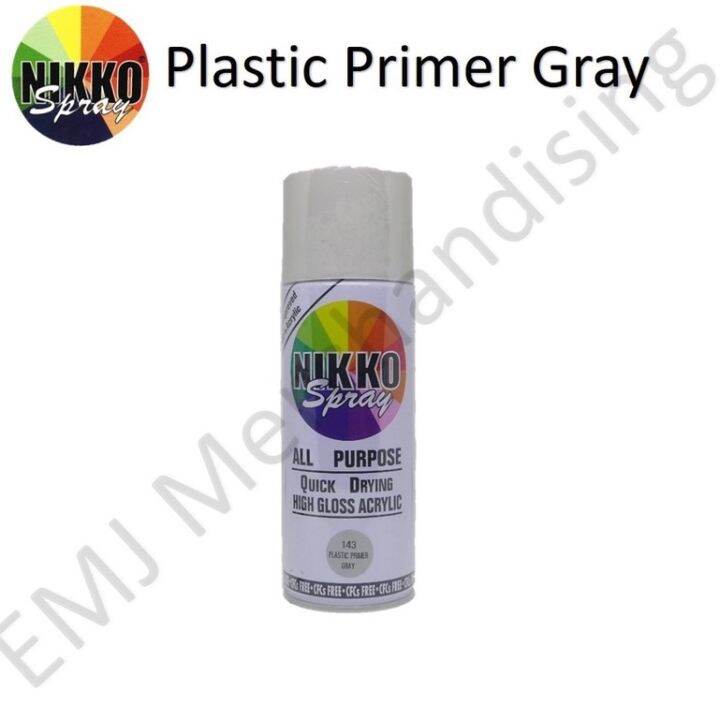 Nikko Spray Paint Plastic Primer Gray Lazada PH
