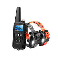 Suitable For All Size Dog 800m Remote Control Dog Training Device LCD Display Waterproof Electric Collar