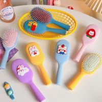 Candy Color Hairdressing Comb for Kids Cute Cartoon Air Cushion Massage Comb Girls Baby Hair Care Brushes Combs