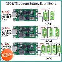 WASTELAND BEAUTY Multi-CEL 18650 7.4โวลต์11.1โวลต์14.8โวลต์ เครื่องชาร์จ Li-ion ชาร์จแบตเตอรี่ลิเธียม บอร์ดเพิ่มกำลัง เพิ่มโมดูล 2S 3S 4S