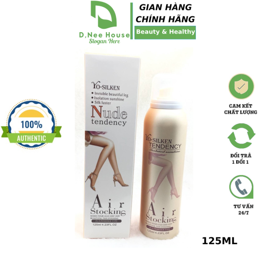 Kem che khuyết điểm tất phun air stocking 125ml che sẹo khuyết điểm lưng - ảnh sản phẩm 1