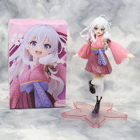 [JP TOY] แม่มดที่หลงทาง20ซม. ภาพอนิเมะการเดินทางของ Elaina Majo No Tabitabi Elaina Taito PVC ตุ๊กตาขยับแขนขาได้ของขวัญของเล่นแบบจำลองของสะสม