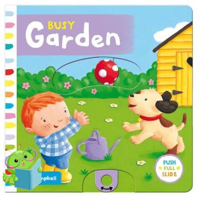 start again ! >>> หนังสือนิทานภาษาอังกฤษ Busy Garden ( Board book )