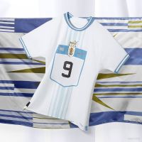 22-23 Uruguay World Cup Away Mens Wear Version A Short Sleeve Sweatshirt