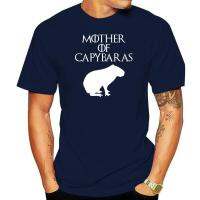 ผู้ชายเสื้อยืดผู้ชายเสื้อผ้าขนาดบวกแม่ของ Capybaras น่ารักและไม่ซ้ำกันสัตว์เลี้ยงแม่เสื้อยืดของขวัญเสื้อเสื้อผ้าท็อปส์