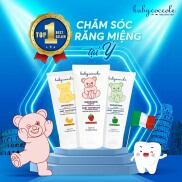 Kem Đánh Răng Babycoccole Chính Hãng Cho Bé Hương Táo, Dâu, Chuối 75ml 30ml