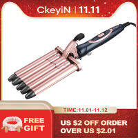 nbmhrd CkeyiN Professional Hair Curler 5บาร์เรล Curling Iron เซรามิค Nano Titanium เตารีดทรงผม Salon Waver เครื่องมือจัดแต่งทรงผม