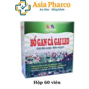 VIÊN UỐNG BỔ GAN CÀ GAI LEO - GIẢI ĐỘC GAN - HẠ MEN GAN - GAN NHIỄM MỠ