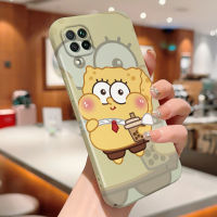 เคส GGK สำหรับ Huawei Nova 4 Nova 5T Nova 7 7i Nova 7 Pro Nova 7 SE Nova 9 Nova 9 SE ฟิล์มเคสโทรศัพท์การ์ตูน SpongeBob ดีไซน์เต็มรูปแบบเปลือกแข็งคลุมทั้งหมดเคสห่อหุ้มกันกระแทก