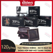 Socola ăn kiêng đen đắng nguyên chất không đường YIKANONG Kẹo Chocolate