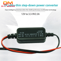 เครื่องแปลงไฟหม้อแปลง12V ถึง3.3 9V 2.5A DC ไป DC เครื่องแปลงไฟโมดูลสเต็ปดาวน์โวลต์ลงแผงวงจรจ่ายไฟ