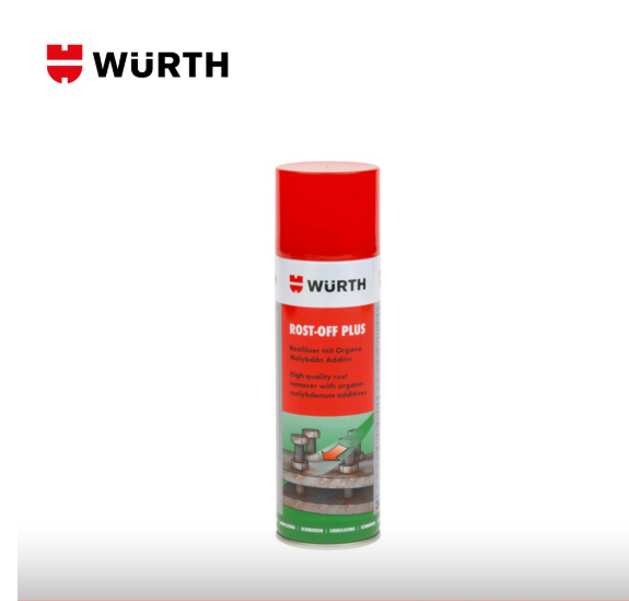 wurth-น้ำยาขจัดสนิมคุณภาพสูงจากเยอรมัน-wurth-rust-remover-rost-off-plus-น้ำยากัดสนิมคลายเกลียวน๊อต-ปริมาตร-300ml