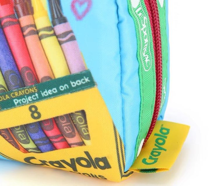 กระเป๋าเครื่องสำอางรุ่น-crayola-กระเป๋าใส่เหรียญพิมพ์สนุกขนาดกลาง6511