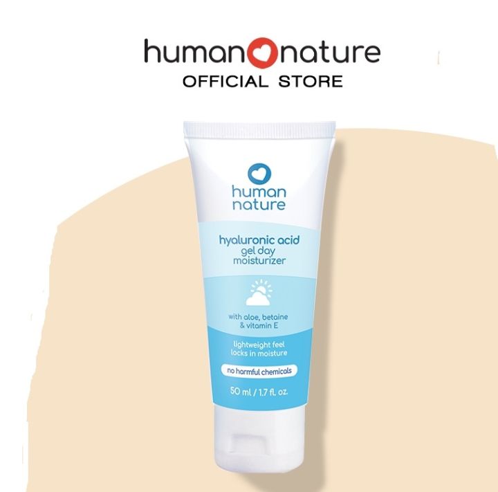 Human Nature Hyaluronic Acid Gel Day Moisturizer 50ml Lazada PH