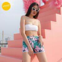 amyours on the beach กางเกงขาสั้นหญิง คุณภาพดี ผ้าไม่บาง แห้งไว ใส่ว่ายน้ำ รุ่น Womens Summer ลาย pink sea