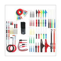 P1957 64PCS Multimeter Wire Piercing Probes Test Leads Kit with Puncture Needle AlligatorClip