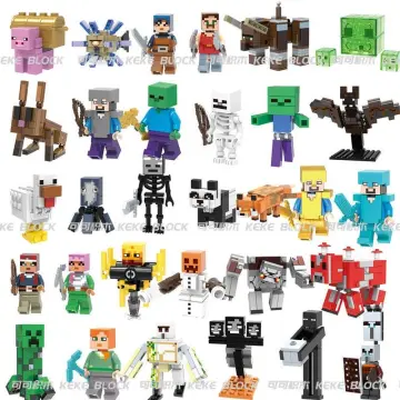 Minecraft Over World Shelter Set Figuras Montáveis De Papel Adesivo  Multikids - BR148 BR148