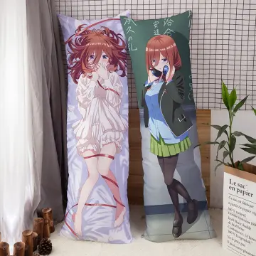 Cheap Xmas Gift Anime The Quintessential Quintuplets Nakano Miku Pillow  Cover Hugging Body Pillowcase Dakimakura Pillow Case Cover