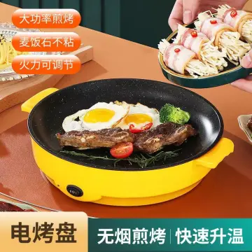 Electric stove outlet grill pan