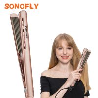 SONOFLY อุปกรณ์ทำผมลอนครีมบำรุงผมลูกฟูกสำหรับมืออาชีพดัดลอนด้วย Pengeriting Rambut Mini 5อุณหภูมิ NK-8657