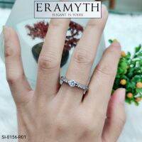 Eramyth J.(เอรามิท) แหวน เงินแท้  SI-0156-R01 งานฝังเพชรสวิลCZ สินค้ามาตรฐานส่งออก