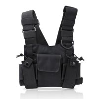 Radio Hip Hop Front Pack West Wist Pouch Holster Vest Men Tactical chest rig bag for Wouxun Baofeng UV-5R UV-82 bf-888S