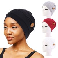 【CC】❐♛  New Womens Soft Chemo Cap and Turban Hat for Cancer Hair Loss Cotton Headwear Wrap Accessories