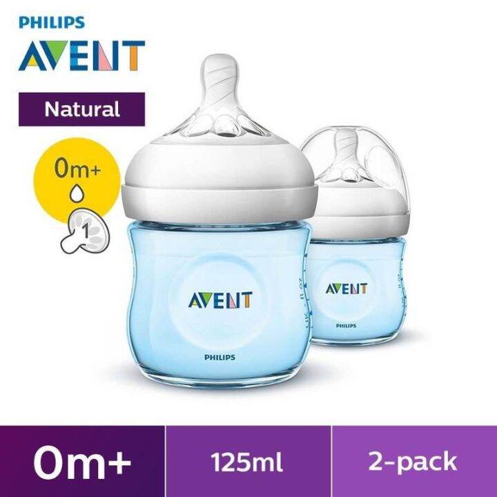 avent-natutral-ขนาด4ออนพร้อมจุกเบอร์1แบบแพคคู่