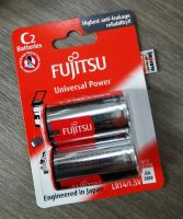 ถ่านอัลคาไลน์ Fujitsu Universal Power LR14 ขนาด C Alkaline1.5V แพค 2 ก้อน -แท้ รับประกันศูนย์ไทย ฟูจิตสึ