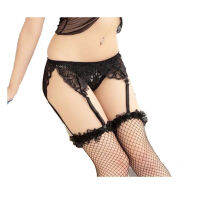 Sexy lace garter fun stockings versatile accessories four corner garters belt