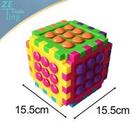 TikTok Pop It Fidget Rainbow Children Mushroom Nail Puzzles Toys Educational Toys for Girls Boys Building Blocks Cube