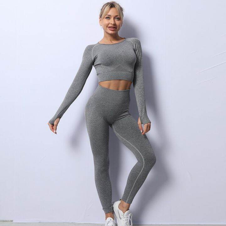 womens-tracksuit-yoga-set-workout-sportswear-athletic-wear-sports-clothes-gym-legging-seamless-fitness-long-sleeve-sports-suits