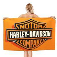 Harley Davidsons Unisex ผ้าขนหนูไมโครไฟเบอร์เสื้อคลุมอาบน้ำผ้าเช็ตตัวแฟชั่นผ้าขนหนูชายหาดพิมพ์ลาย130*80ซม.(52 * 32in)