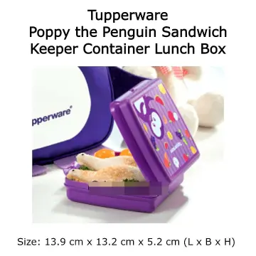 Tupperware Sandwich Keeper Purple