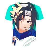 Naruto T-shirt Japanese Anime Children sasuke Cartoon T-shirt casual streetwear Boys and girls T-shirt