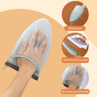 ที่รองรีดแบบใช้มือถือถุงมือทนความร้อนสำหรับเสื้อผ้า Garment Steamer Sleeve Ironing Board Holder Mat Home Supplies