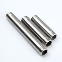 1/8 1/4 3/8 1/2 3/4 1 BSP Male Thread Long Nipple 304 Stainless Steel Pipe Fitting Connector Adapter