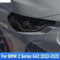 สำหรับ BMW 2 Series G42 2022-2023ไฟหน้ารถภายนอก Anti-Scratch ด้านหน้าโคมไฟ Tint TPU ป้องกันฟิล์มซ่อมอุปกรณ์เสริม